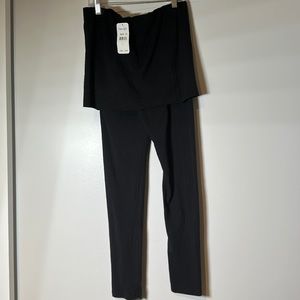 Splendid black skirted leggings new